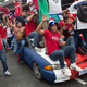 Costa Rican fans in the 2014 World Cup. The sound of these guys honking is not pictured. Photo Credit: AP